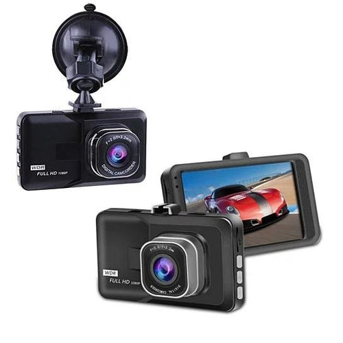 Dashcam Voiture Full HD 1080p avec Détection de Mouvement