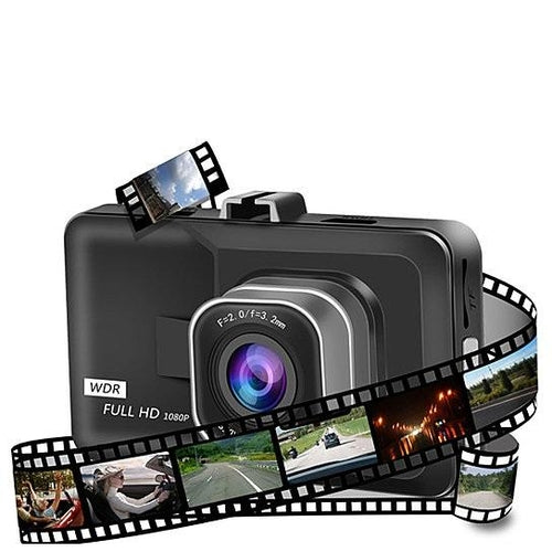 Dashcam Voiture Full HD 1080p avec Détection de Mouvement