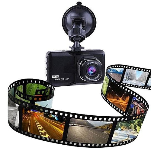 Dashcam Voiture Full HD 1080p avec Détection de Mouvement